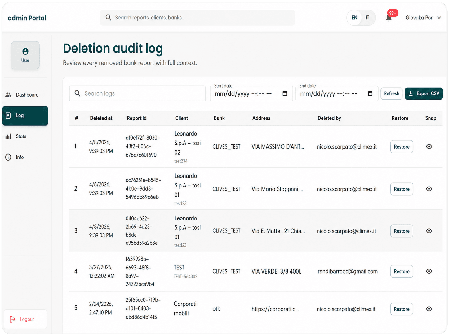 Climate AI GeoRisk platform physical hazard mapping and asset assessment