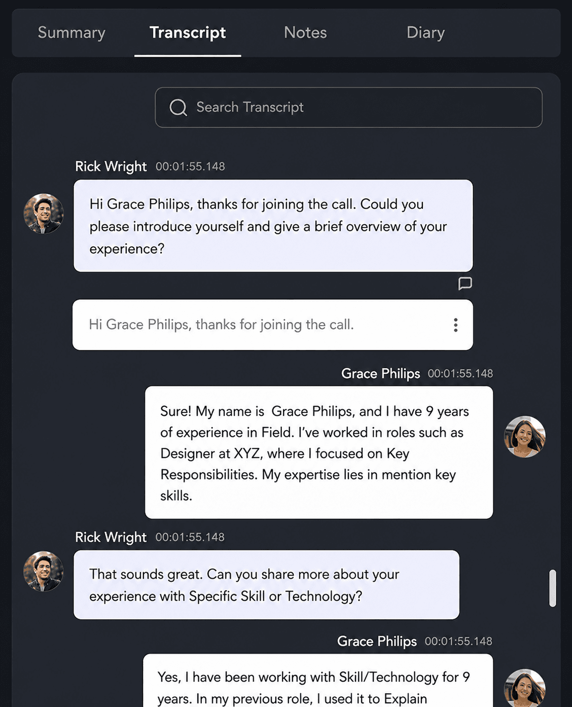 Client-Led Hiring Teams screenshot of the AI Recruitment Platform