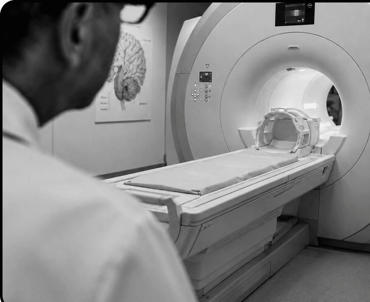 MRI scan and clinical review medical imaging deep learning model